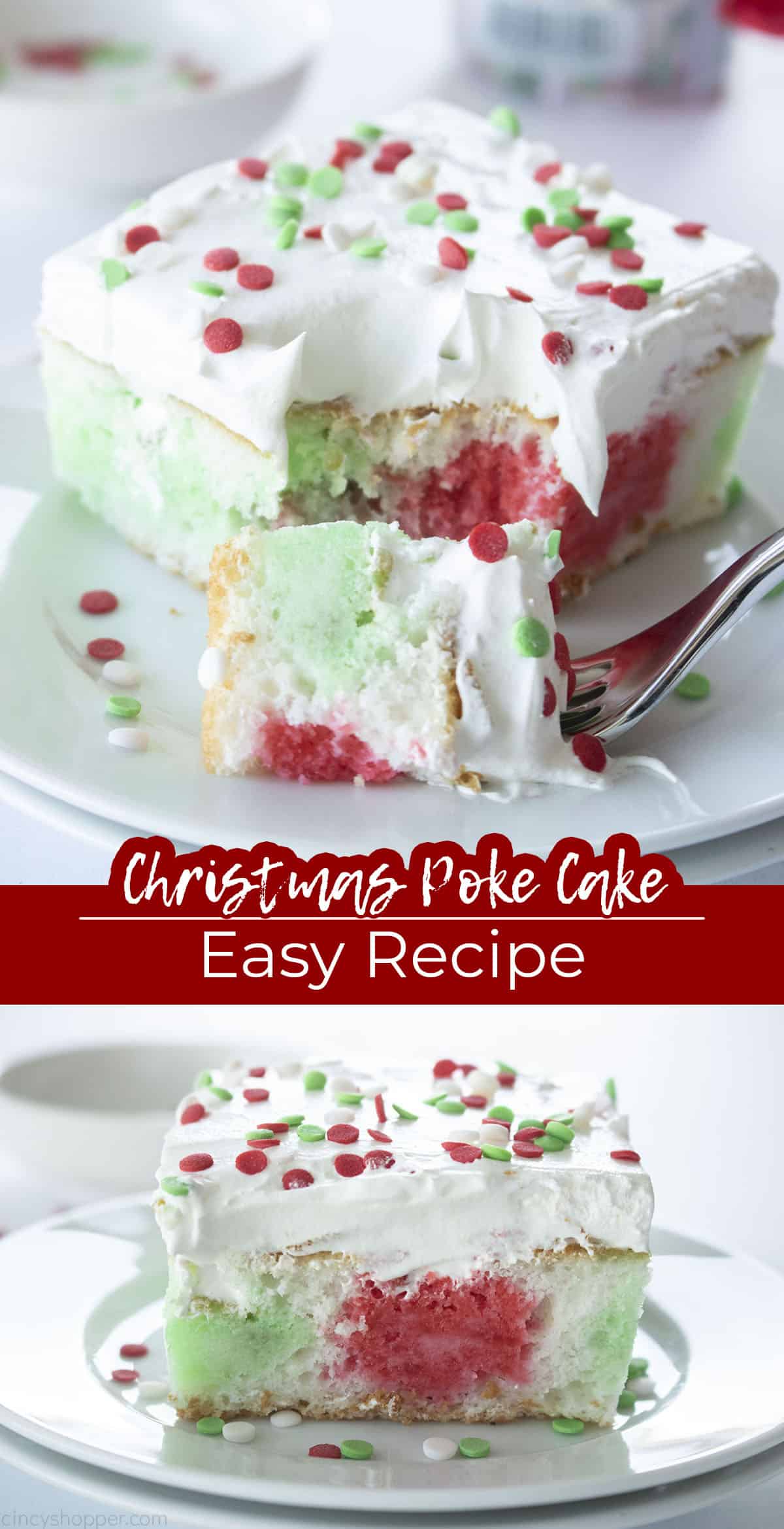 Christmas Poke Cake - CincyShopper