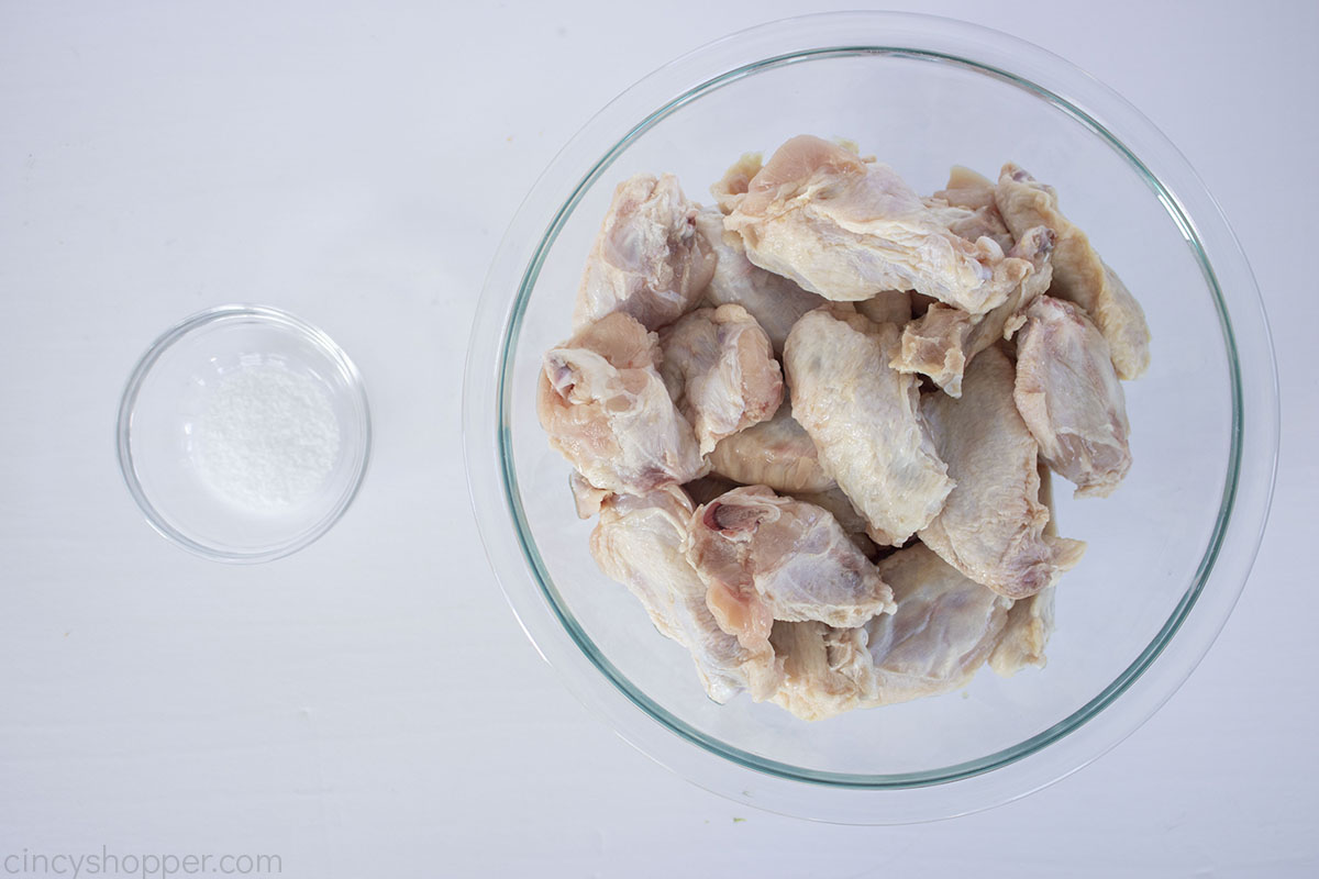 Boiled Chicken Wing ingredients