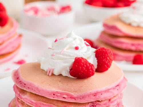 Pink pancakes discount