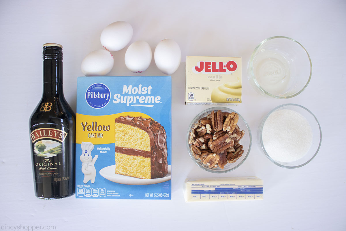 Baileys Irish Cream Cake Ingredients
