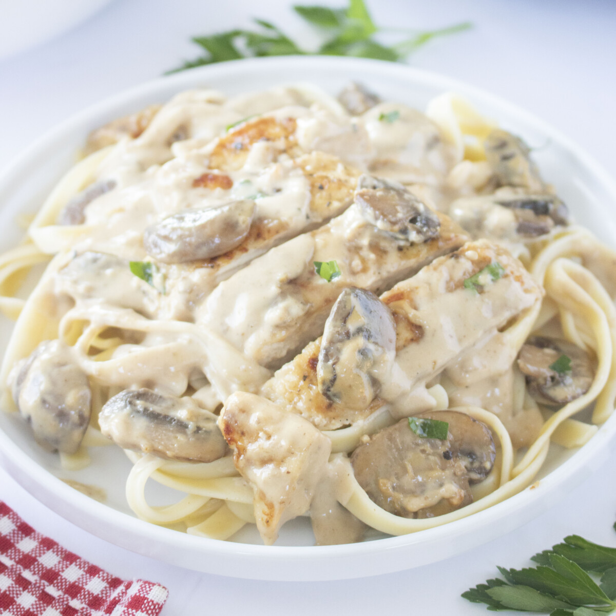 Chicken Marsala Fettuccine