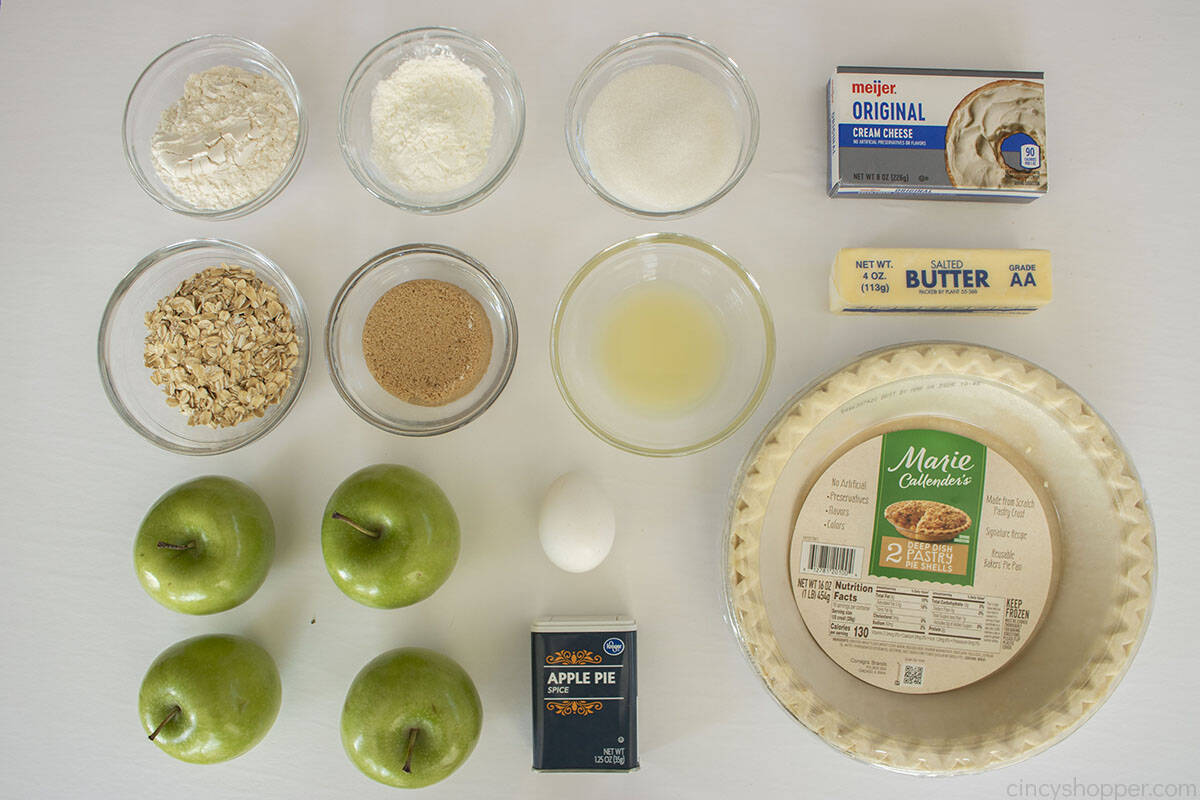 Apple Pie Cheesecake Ingredients