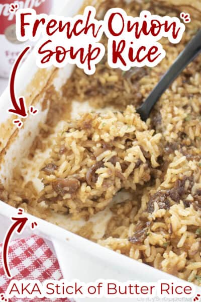 French Onion Soup Rice - CincyShopper