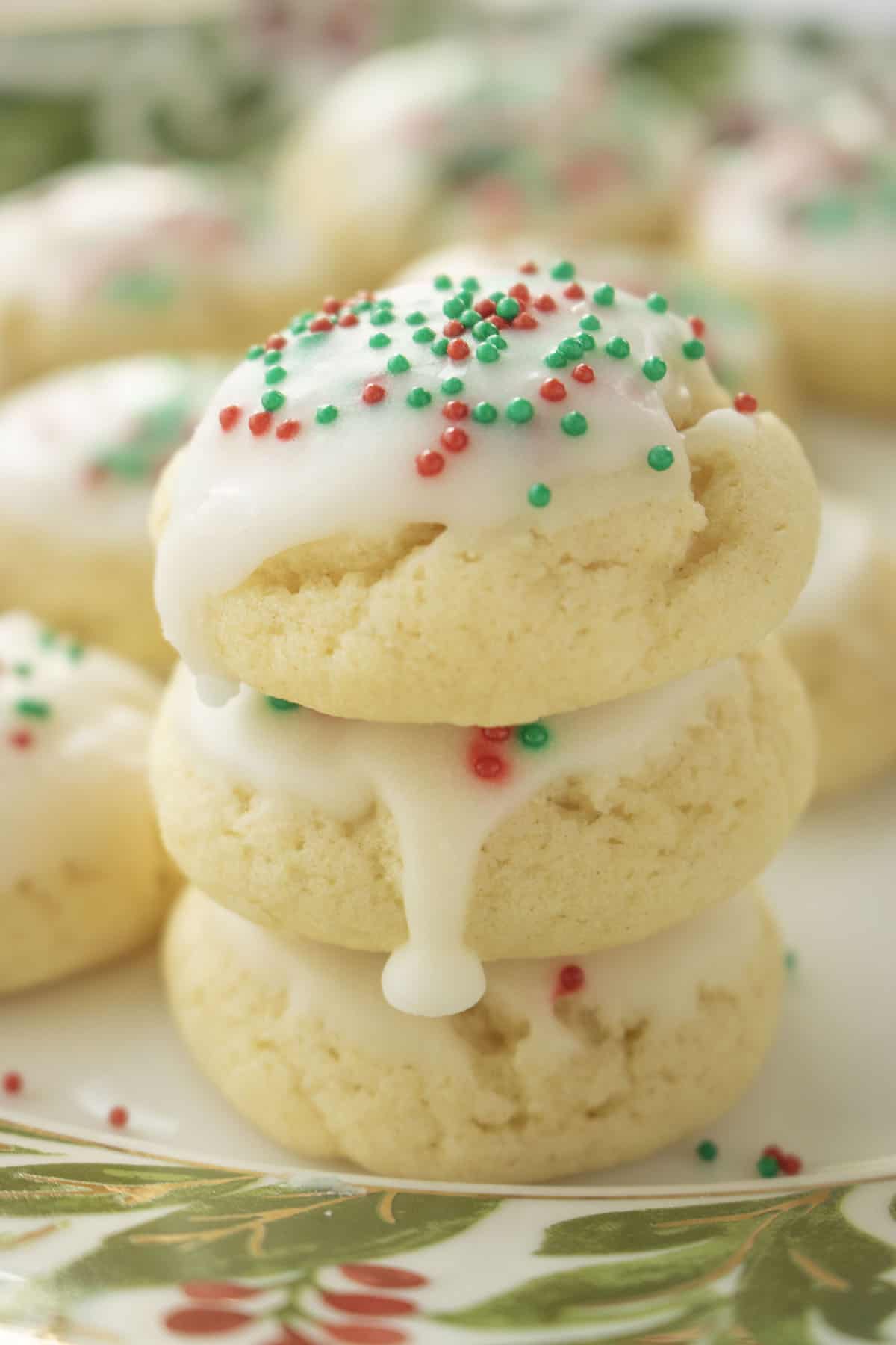 Stack of Italian Anise Cookies.