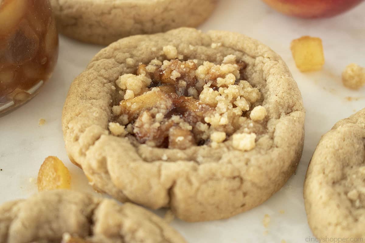 apple pie cookie without a bite.