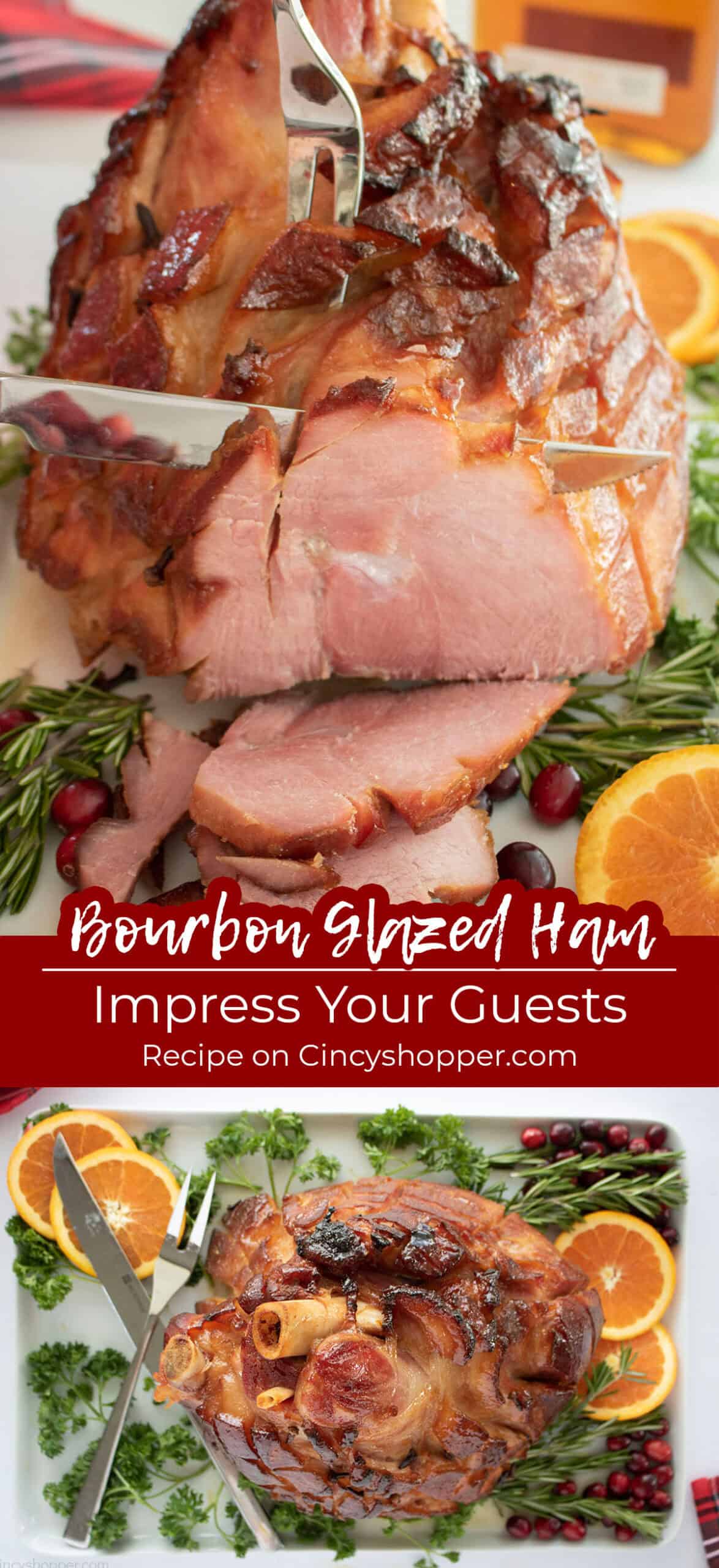 Long pin collage with text "Impress your guest"