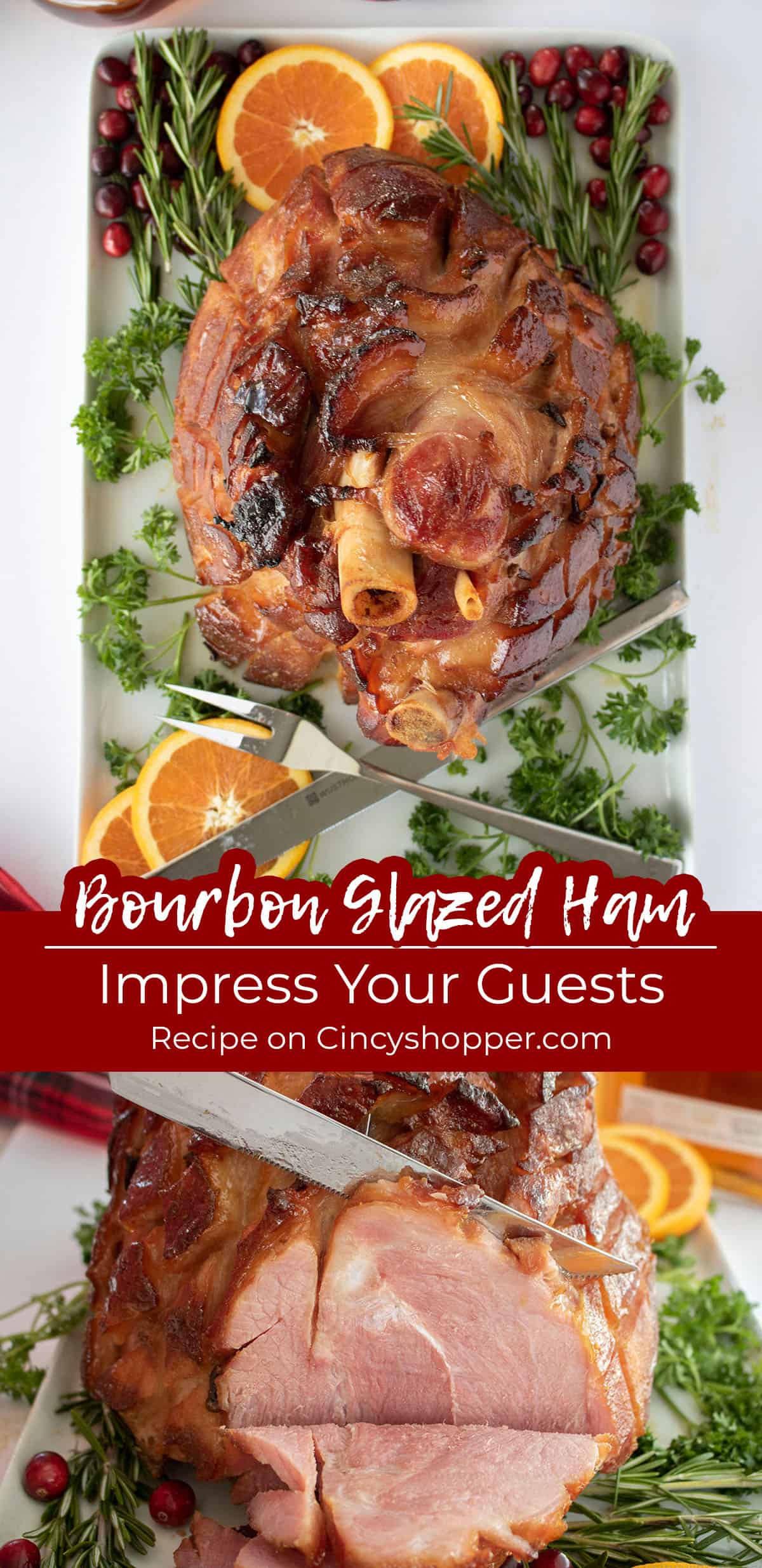Long pin collage with text "Impress your guest"