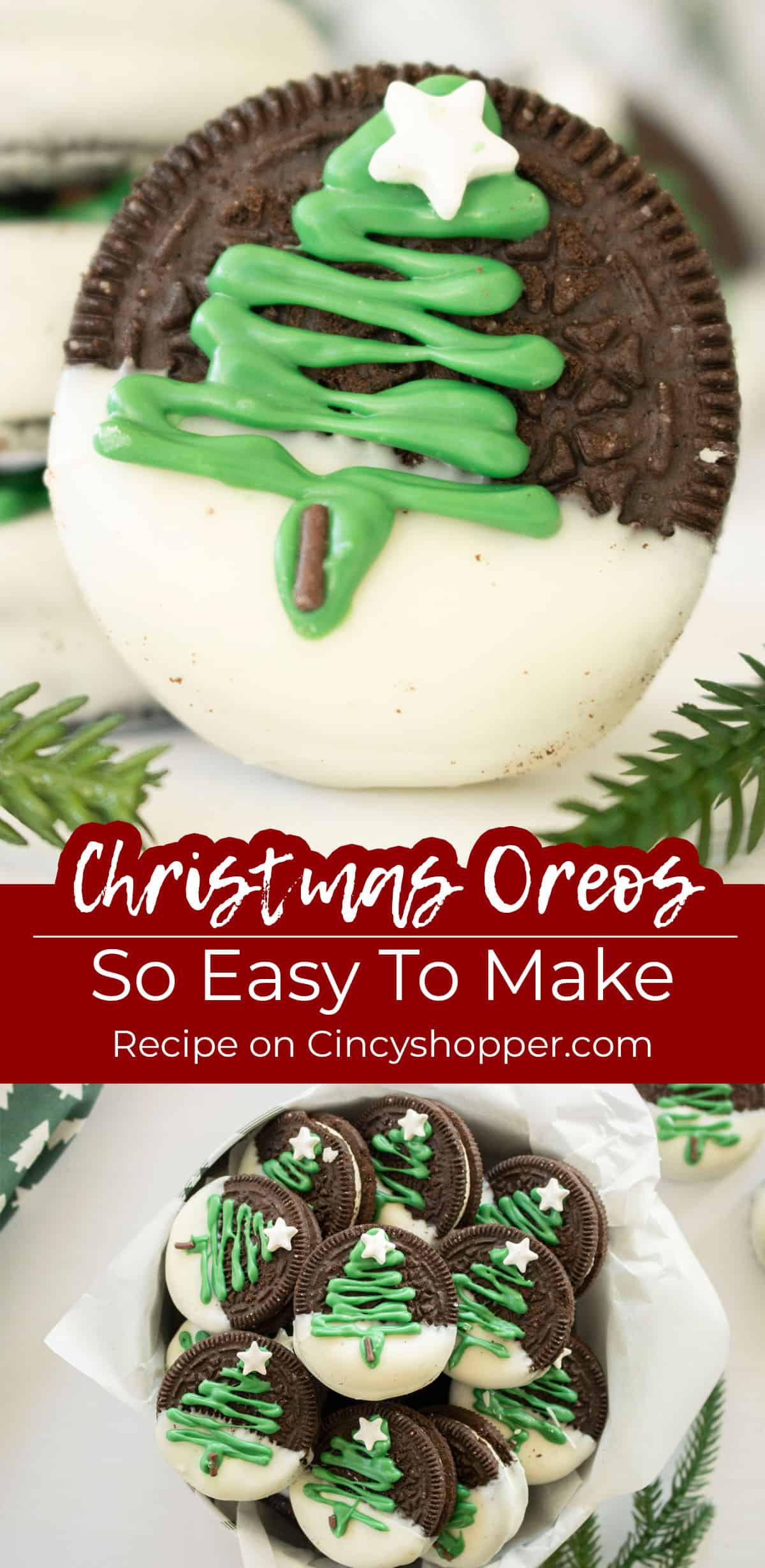 Long Pin Collage Christmas Oreos So Easy TO make