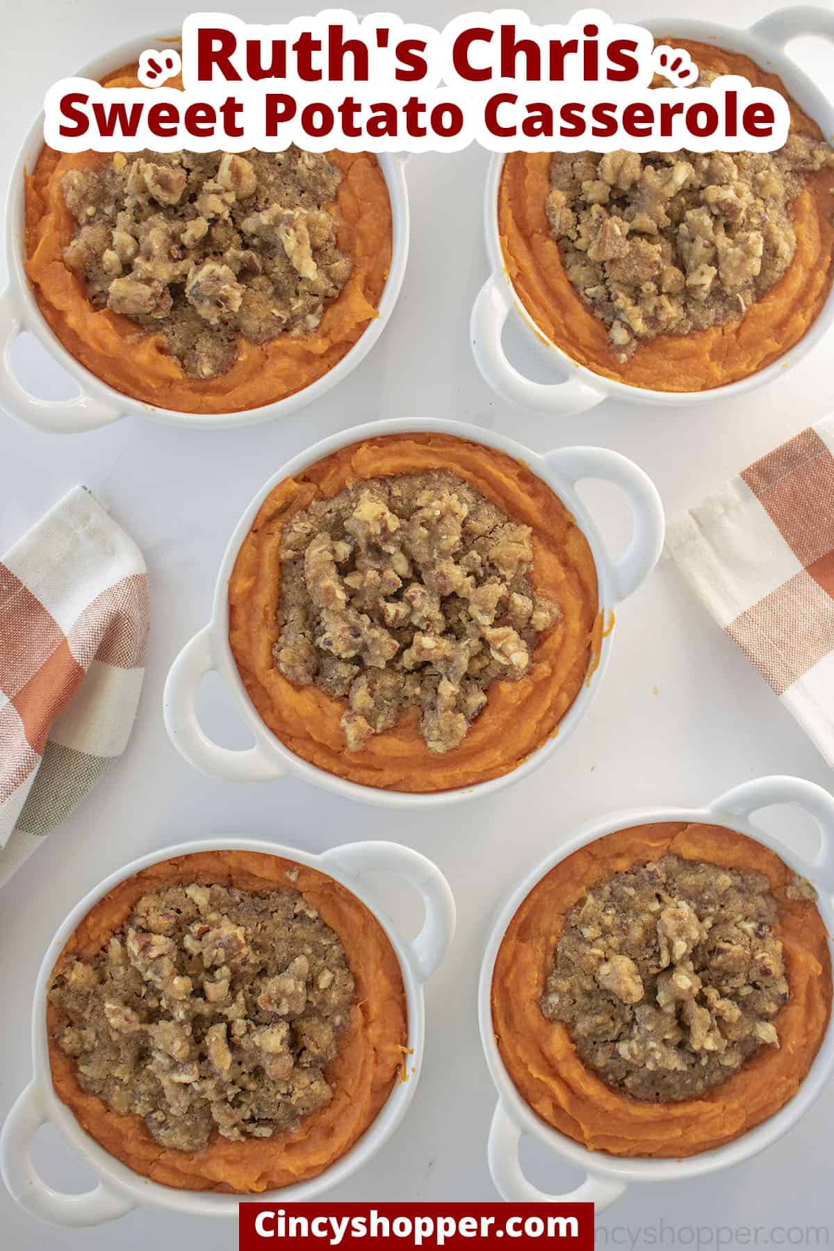 Text on image Ruths Chris Sweet Potato Casserole Best Copycat Recipe