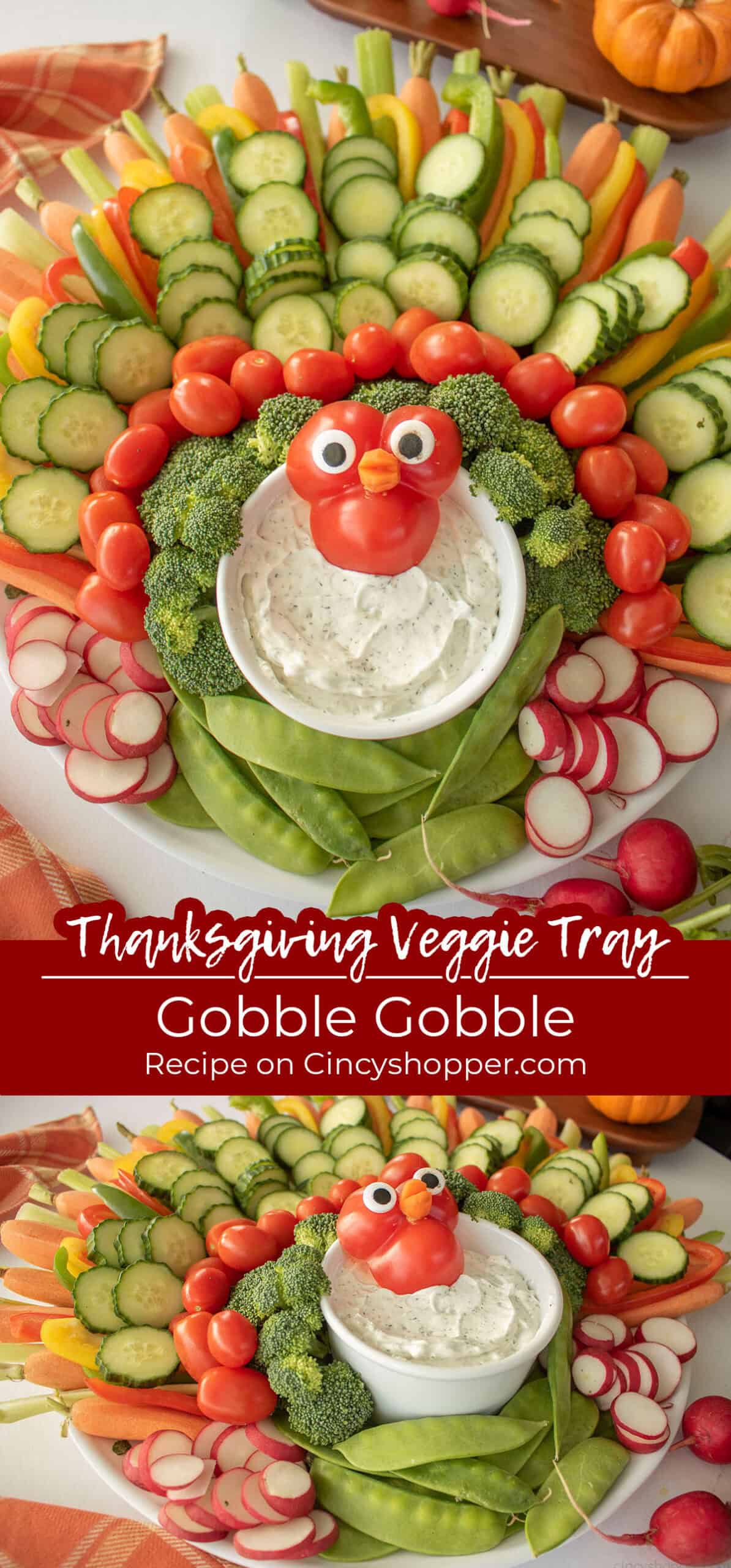 Long pin collage with text 'Gobble Gobble"